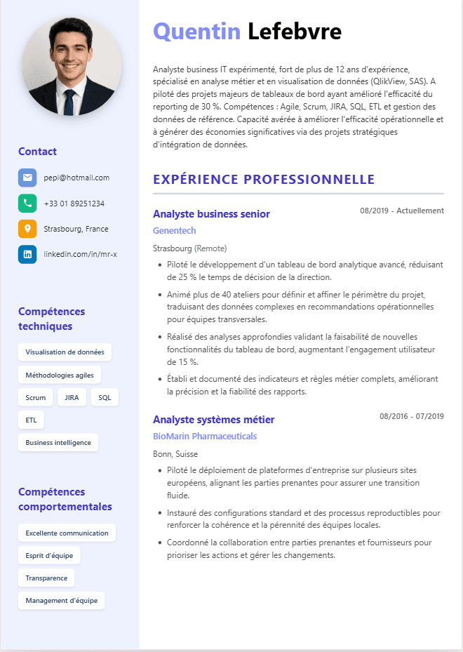 CV version 6