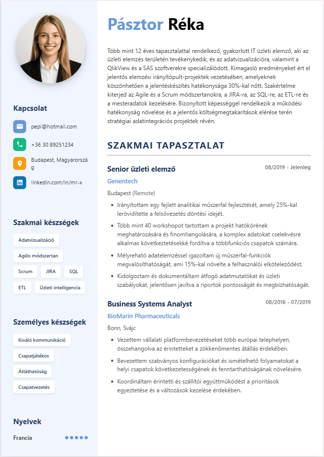 CV version 2