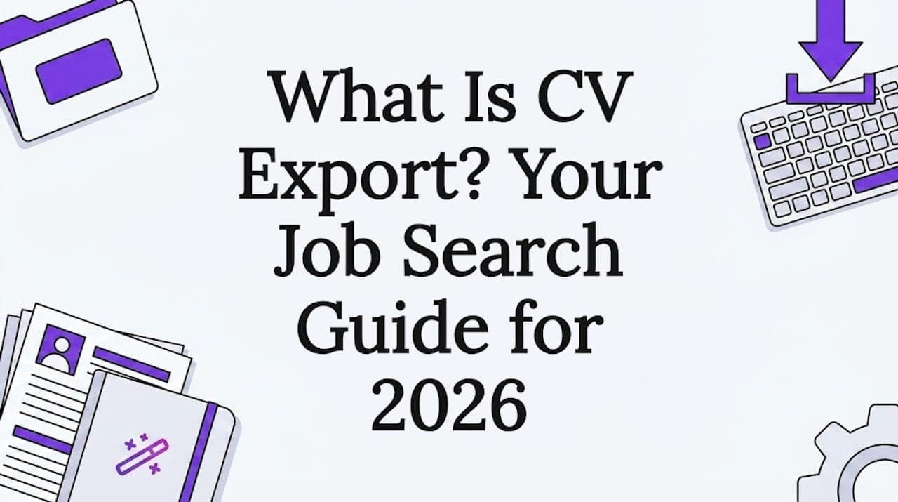 What Is CV Export? Your Job Search Guide for 2026