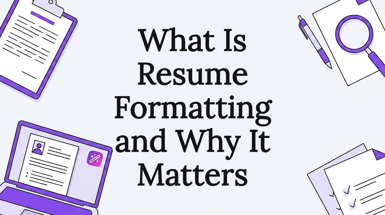 What Is Resume Formatting and Why It Matters