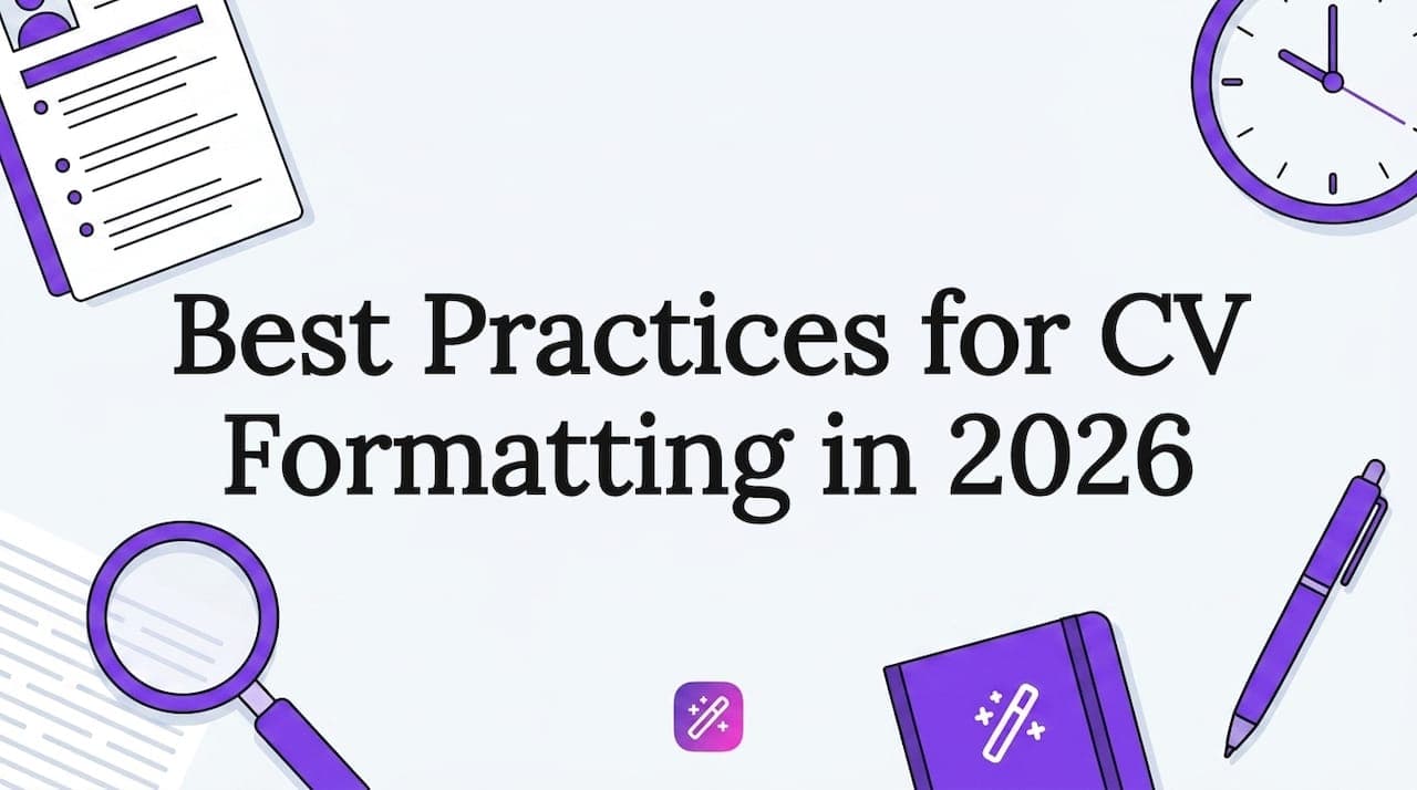 Best Practices for CV Formatting in 2026