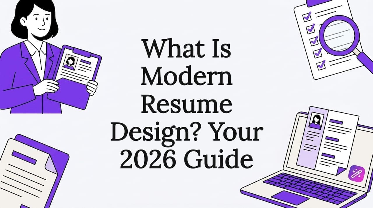 What Is Modern Resume Design? Your 2026 Guide
