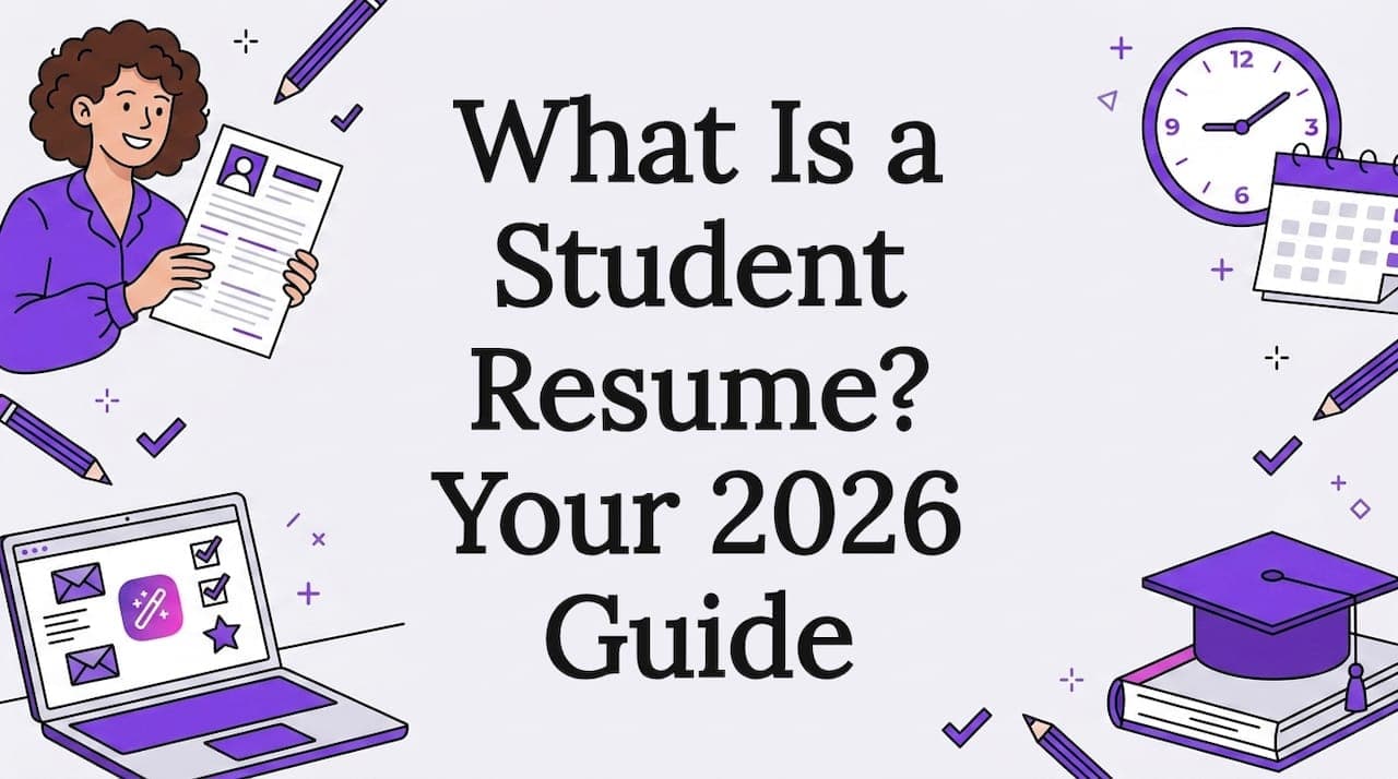 What Is a Student Resume? Your 2026 Guide