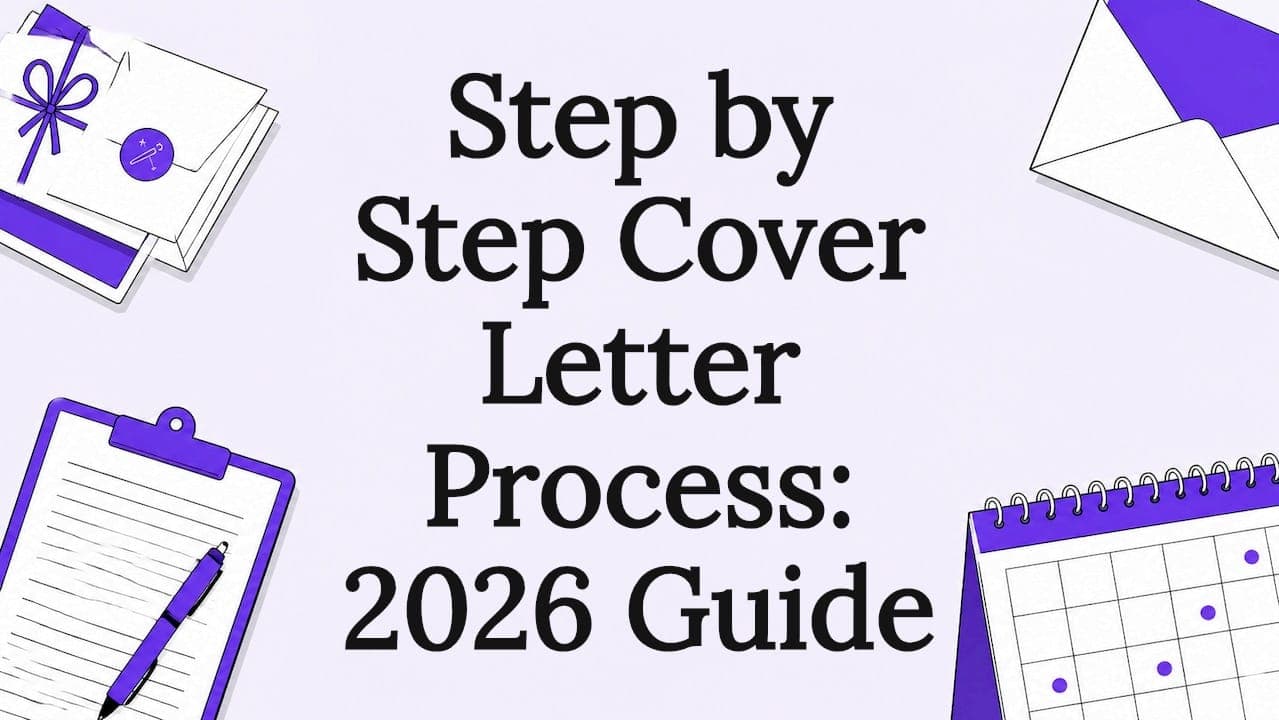 Step by Step Cover Letter Process: 2026 Guide