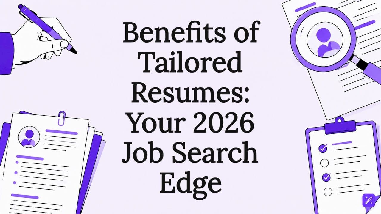 Benefits of Tailored Resumes: Your 2026 Job Search Edge