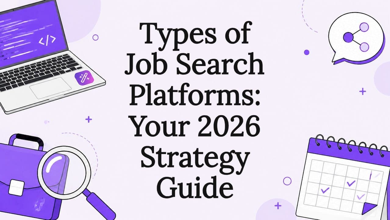 Types of Job Search Platforms: Your 2026 Strategy Guide