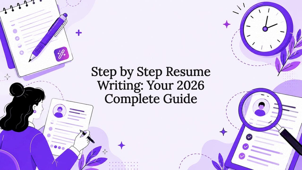 Step by Step Resume Writing: Your 2026 Complete Guide