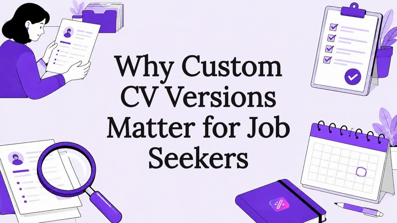Why Custom CV Versions Matter for Job Seekers