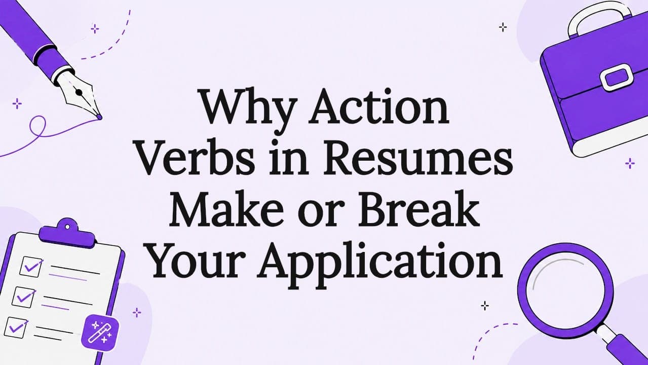 Why Action Verbs in Resumes Make or Break Your Application
