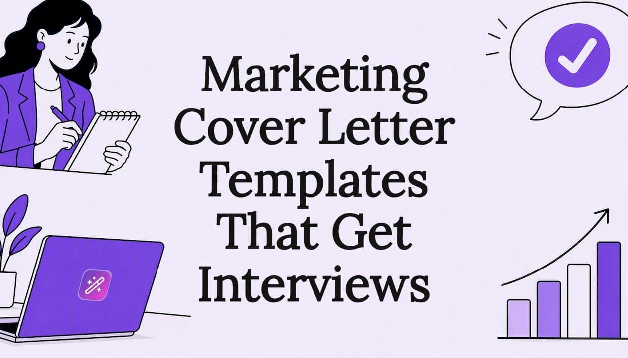 Marketing Cover Letter Templates That Get Interviews