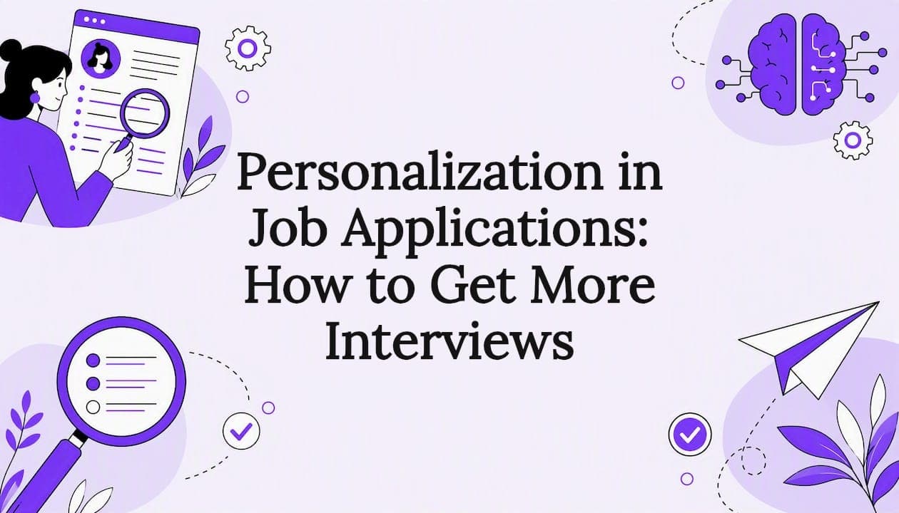 Personalization in Job Applications: How to Get More Interviews