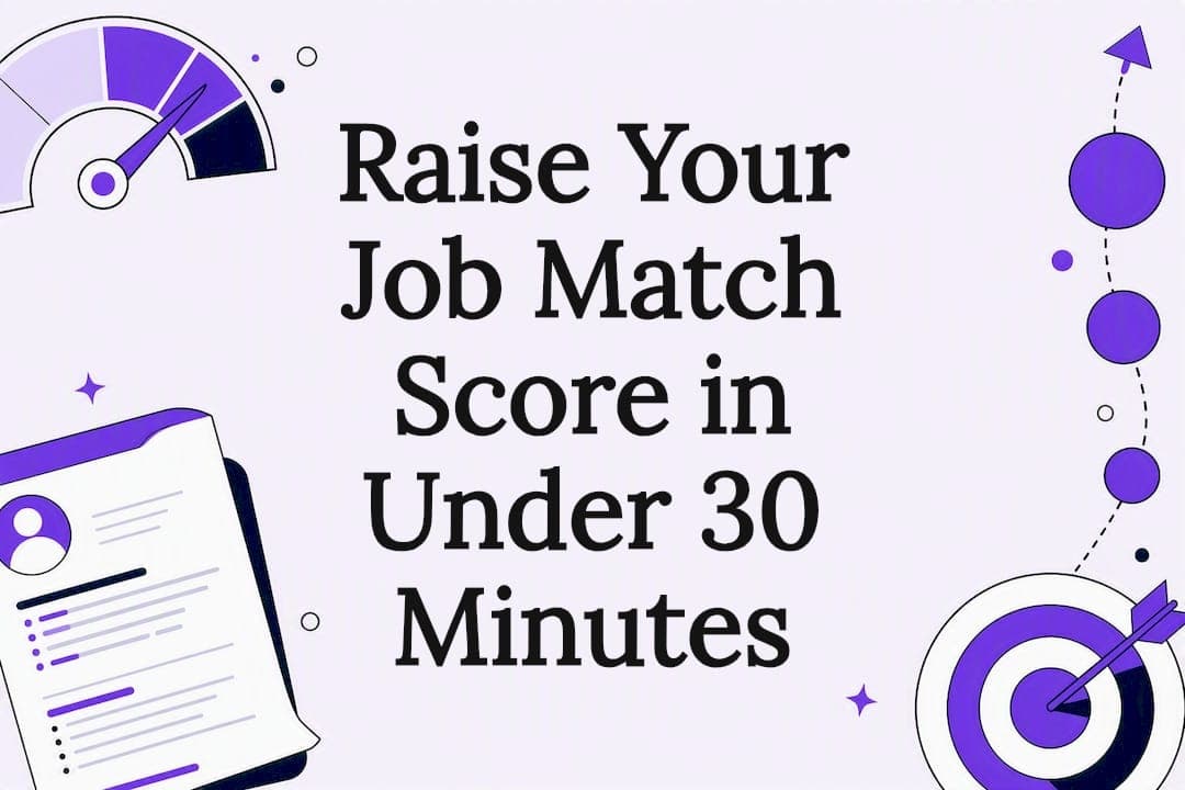 Raise Your Job Match Score in Under 30 Minutes